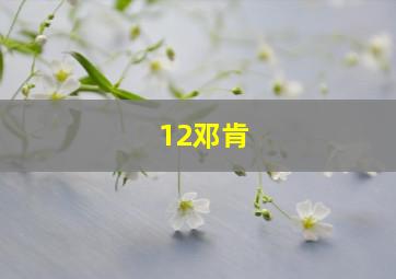 12邓肯