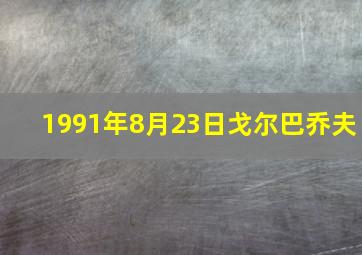 1991年8月23日戈尔巴乔夫