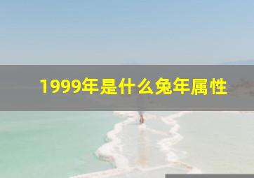 1999年是什么兔年属性