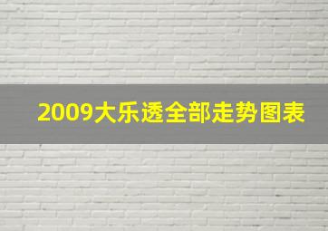 2009大乐透全部走势图表