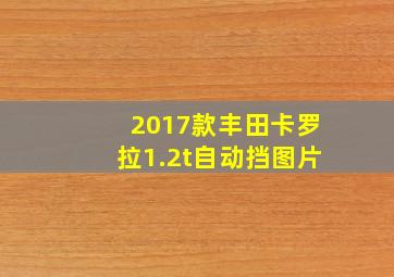 2017款丰田卡罗拉1.2t自动挡图片