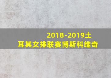 2018-2019土耳其女排联赛博斯科维奇