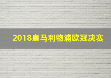 2018皇马利物浦欧冠决赛