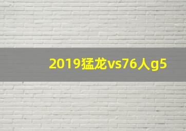 2019猛龙vs76人g5