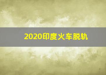 2020印度火车脱轨