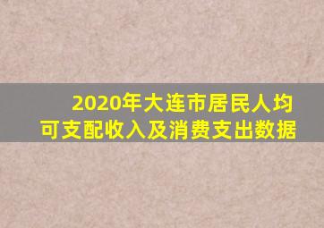 2020年大连市居民人均可支配收入及消费支出数据