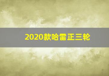 2020款哈雷正三轮