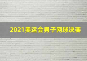 2021奥运会男子网球决赛