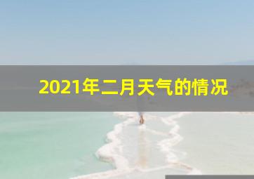 2021年二月天气的情况