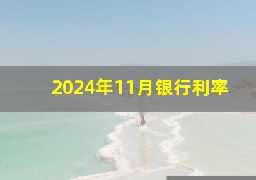 2024年11月银行利率