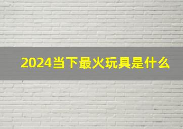 2024当下最火玩具是什么