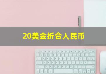 20美金折合人民币