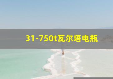 31-750t瓦尔塔电瓶