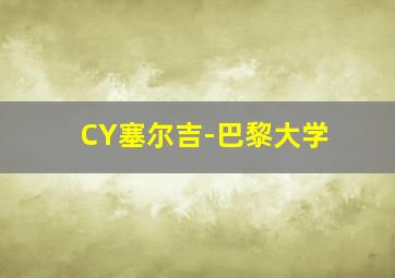 CY塞尔吉-巴黎大学