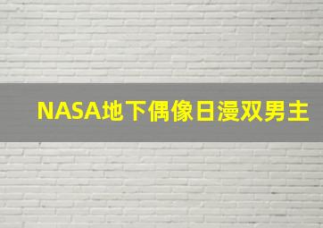 NASA地下偶像日漫双男主