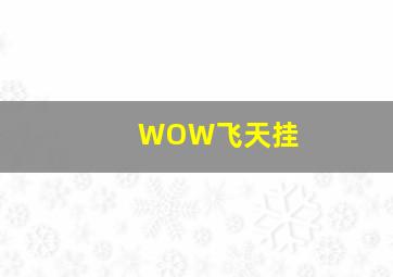 WOW飞天挂