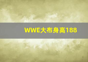 WWE大布身高188