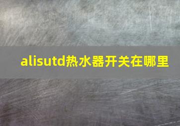 alisutd热水器开关在哪里