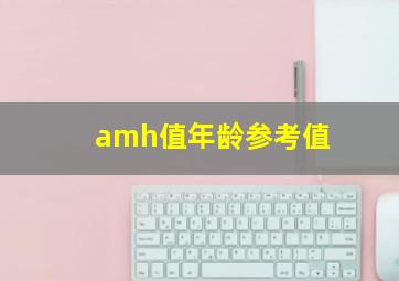 amh值年龄参考值