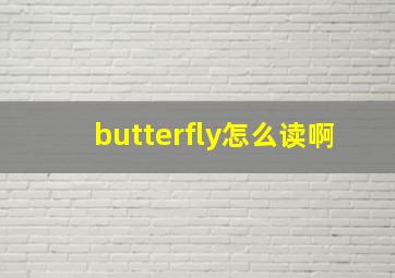 butterfly怎么读啊