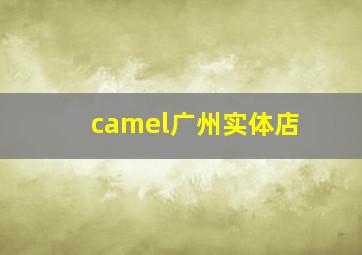 camel广州实体店