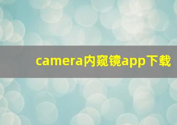 camera内窥镜app下载