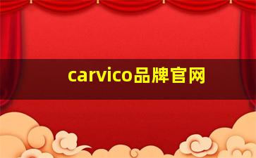 carvico品牌官网