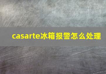 casarte冰箱报警怎么处理