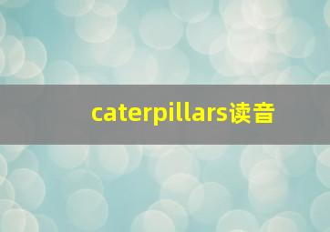 caterpillars读音