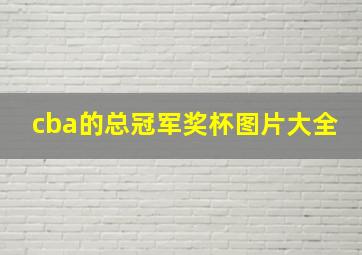 cba的总冠军奖杯图片大全