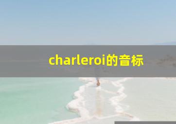 charleroi的音标