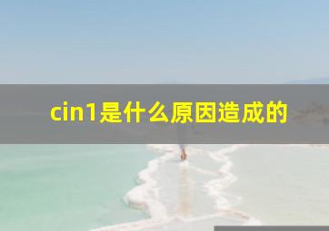 cin1是什么原因造成的