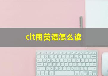 cit用英语怎么读