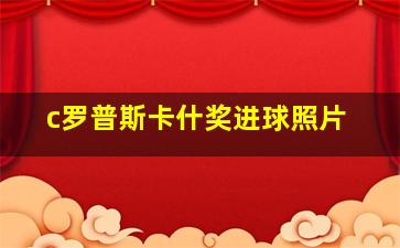 c罗普斯卡什奖进球照片