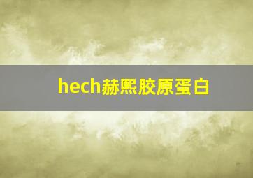 hech赫熙胶原蛋白