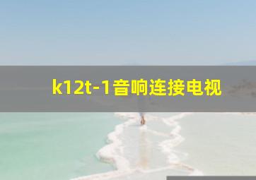 k12t-1音响连接电视