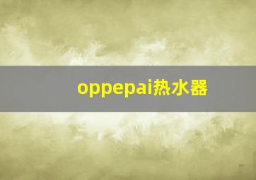 oppepai热水器