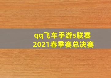 qq飞车手游s联赛2021春季赛总决赛