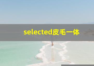 selected皮毛一体