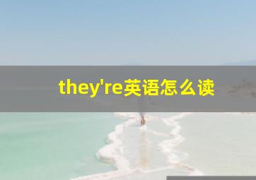 they're英语怎么读