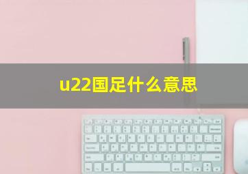 u22国足什么意思