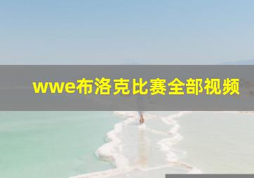 wwe布洛克比赛全部视频