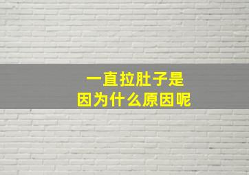 一直拉肚子是因为什么原因呢