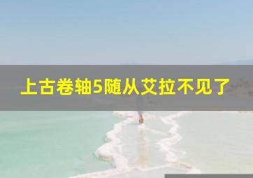 上古卷轴5随从艾拉不见了