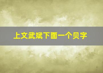 上文武斌下面一个贝字