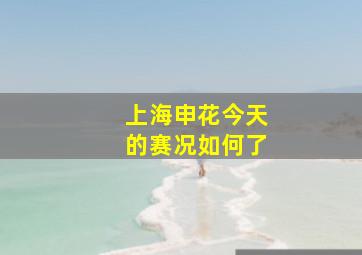 上海申花今天的赛况如何了