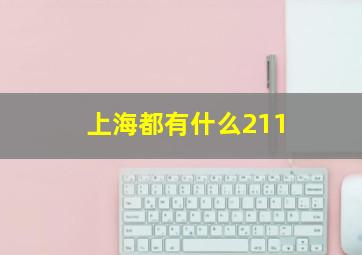 上海都有什么211