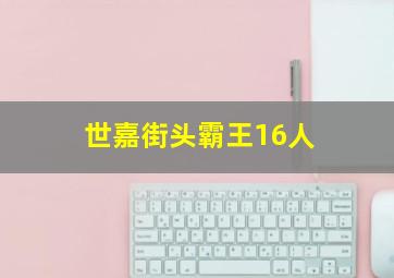 世嘉街头霸王16人