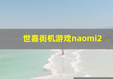 世嘉街机游戏naomi2