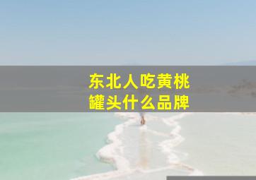 东北人吃黄桃罐头什么品牌